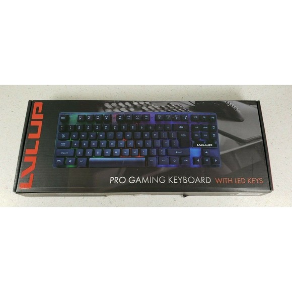 LVLUP Pro Gaming Keyboard with LED Keys New in Box - Picture 1 of 8